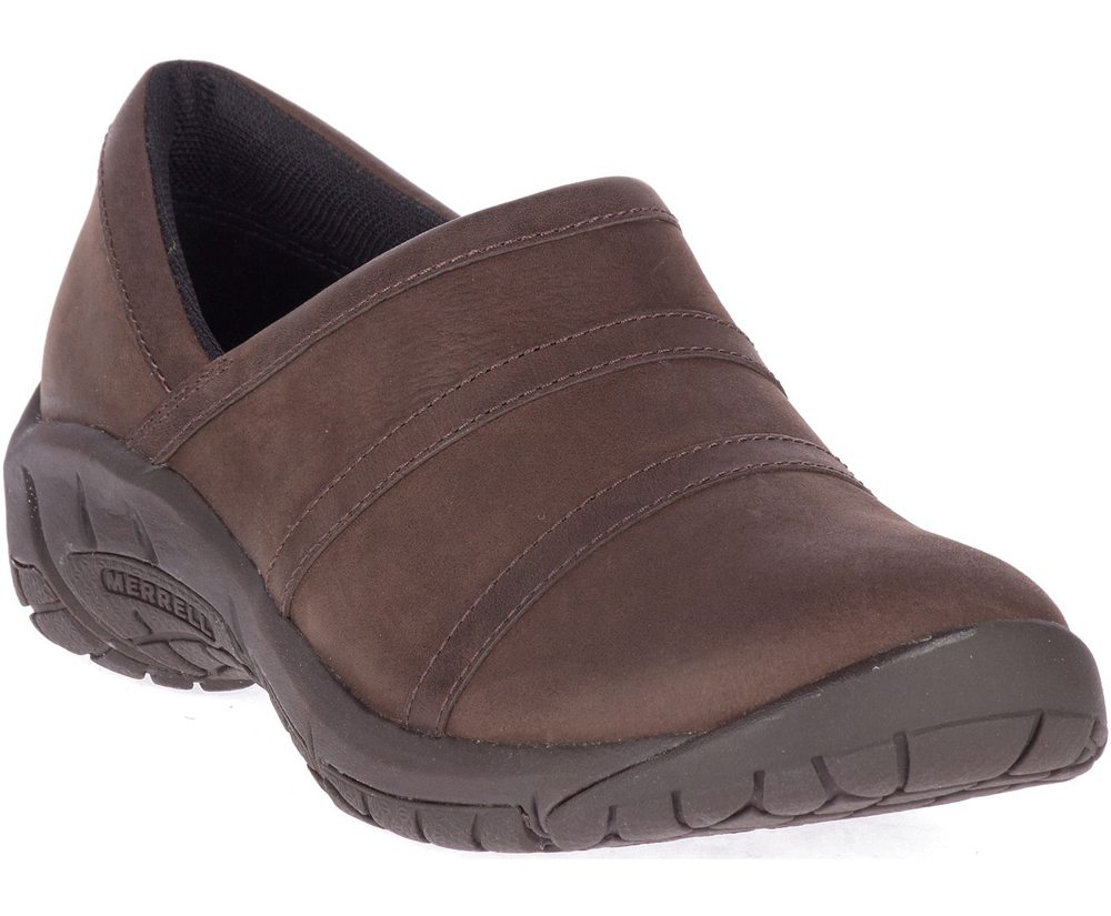 Merrell Barefoot Sko Dame - Encore Moc 4 Læder - Brune - ILQ854602